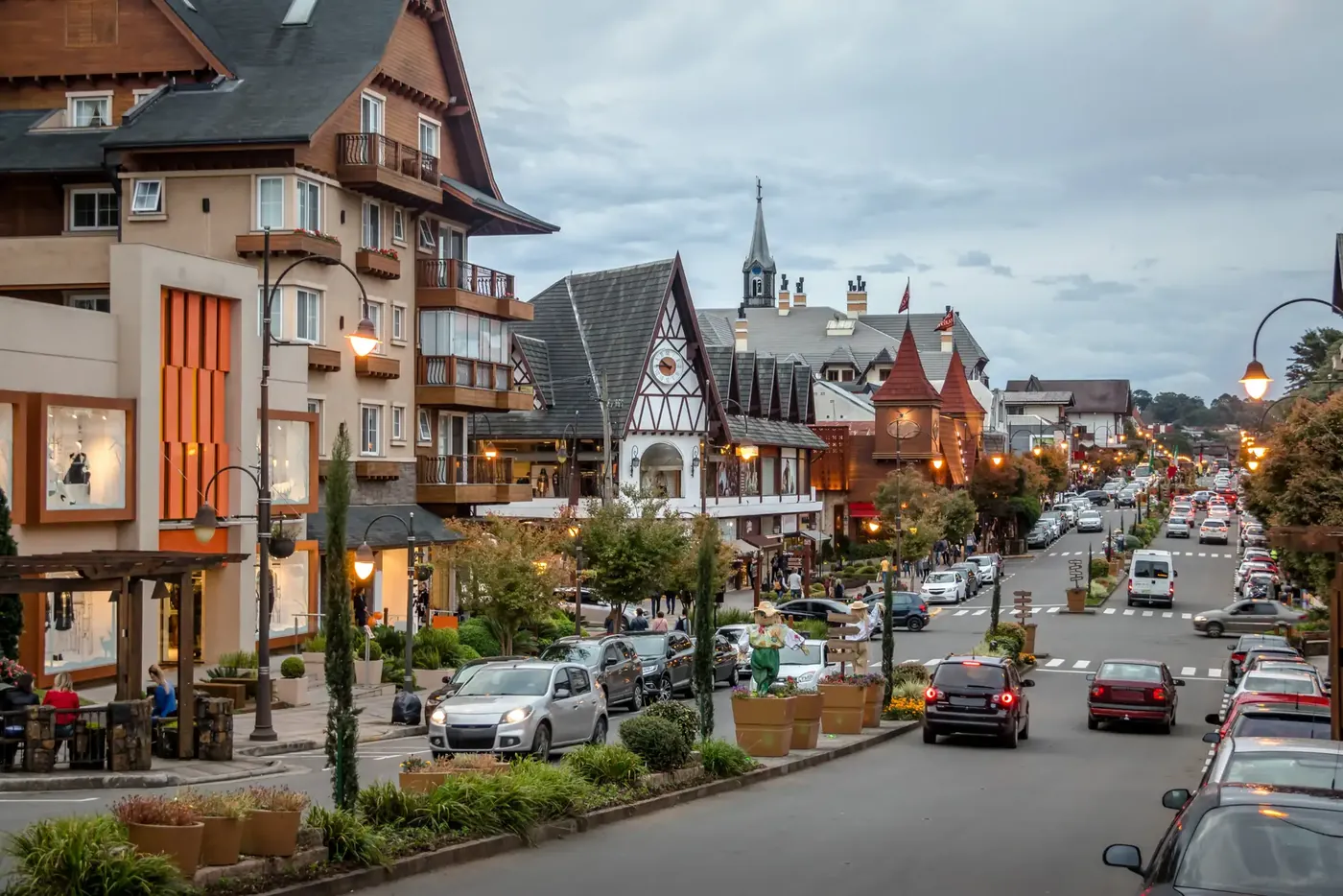 Rua de Gramado, na serra gaúcha